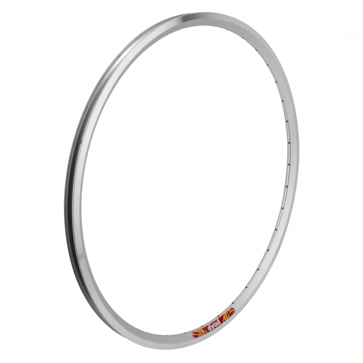 Velocity Dyad Velocity 650B Silver Rim - 36H, Tubeless-Ready for