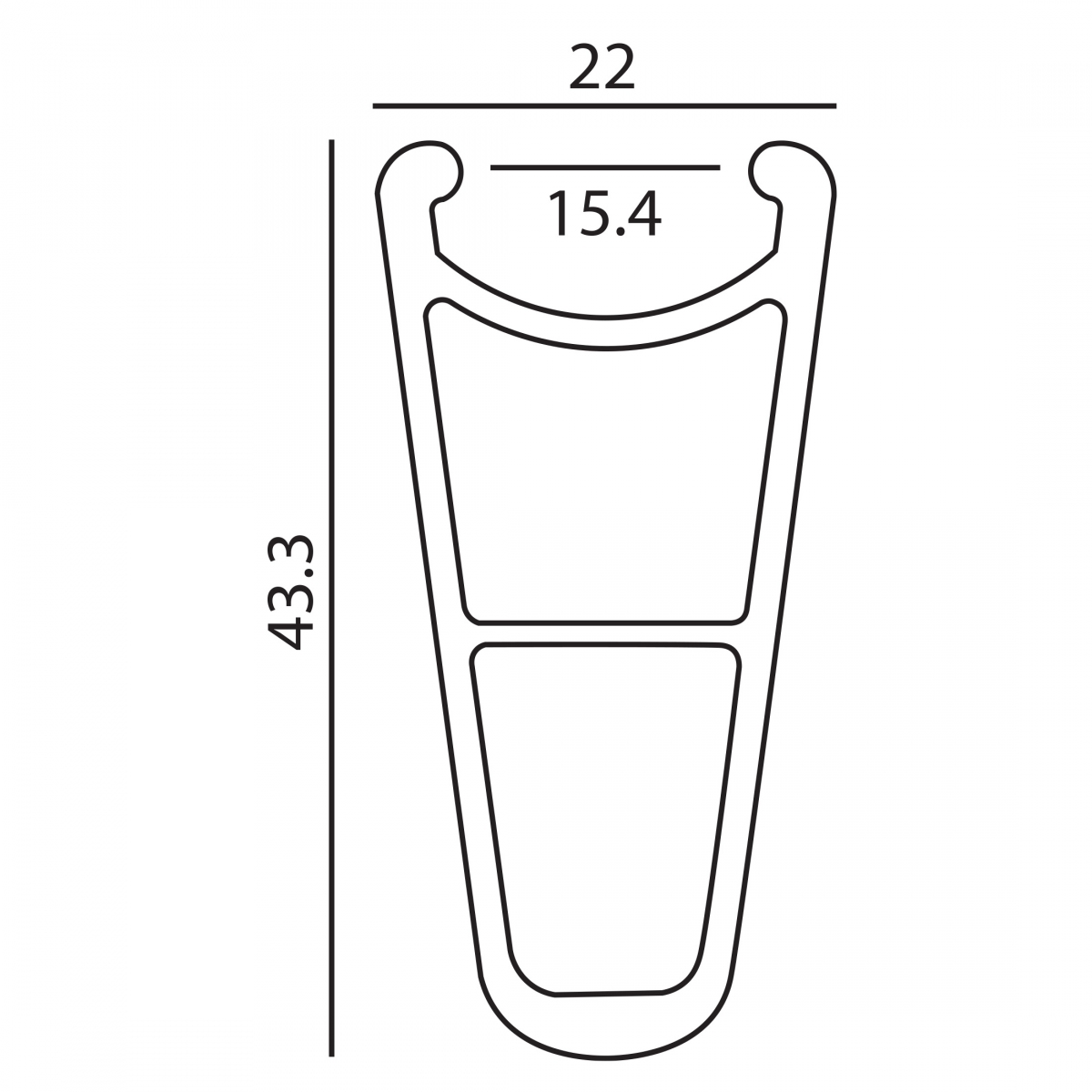 H Plus Son EERO H+ Son 700C Black Rim | Lightweight Double Wall