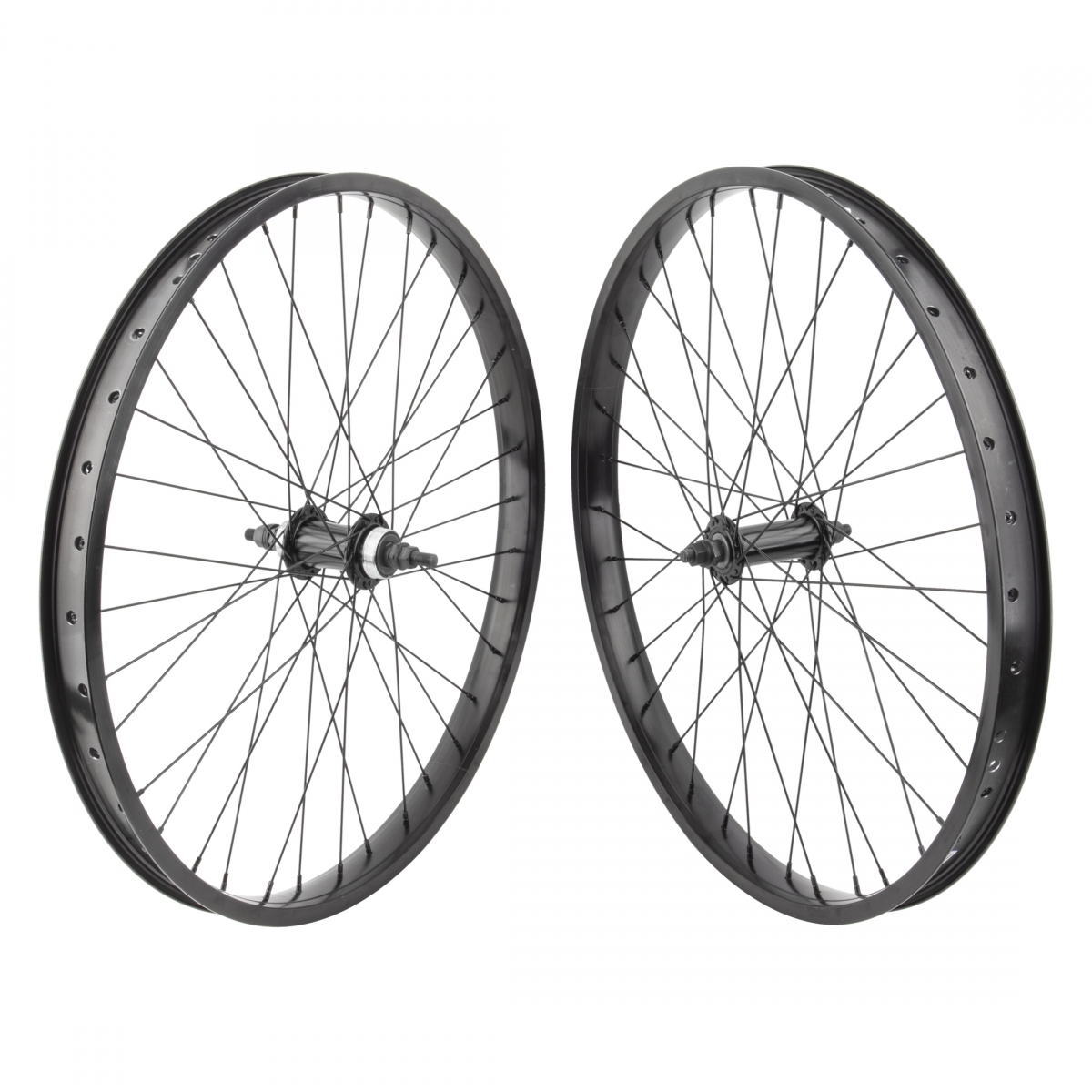 Set Ruote Se Bikes J24SG Da 29 Pollici, Argento, Freno Su Cerchio, Per BMX, MTB E Cruiser