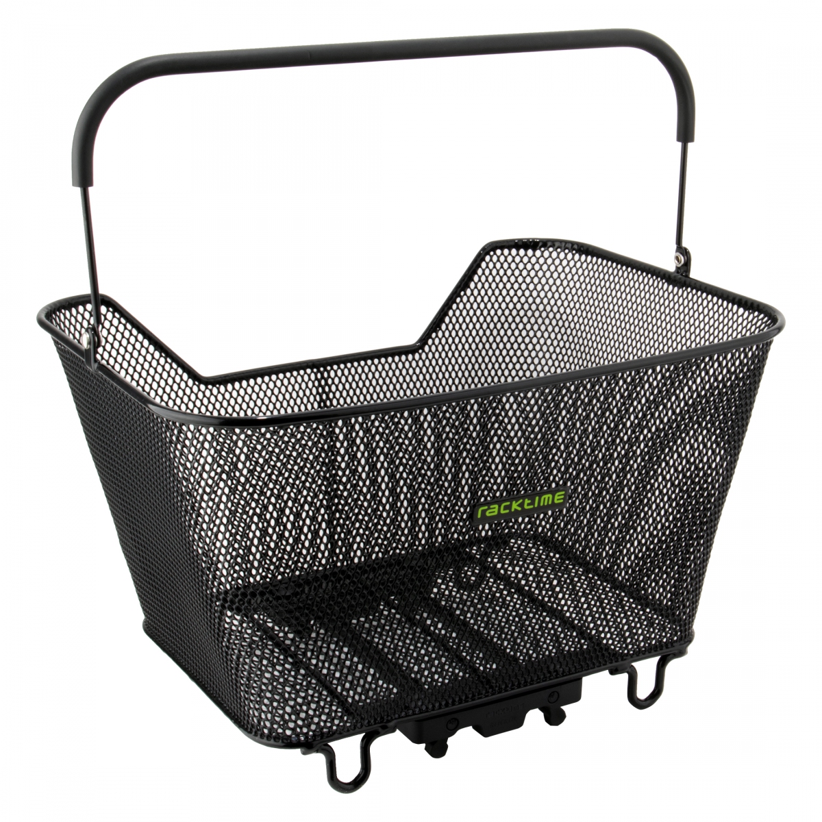 Racktime-Baskit-Basket-Small-Basket-Black-Steel-Vinyl_BSKT0375_Bicycle-Baskets